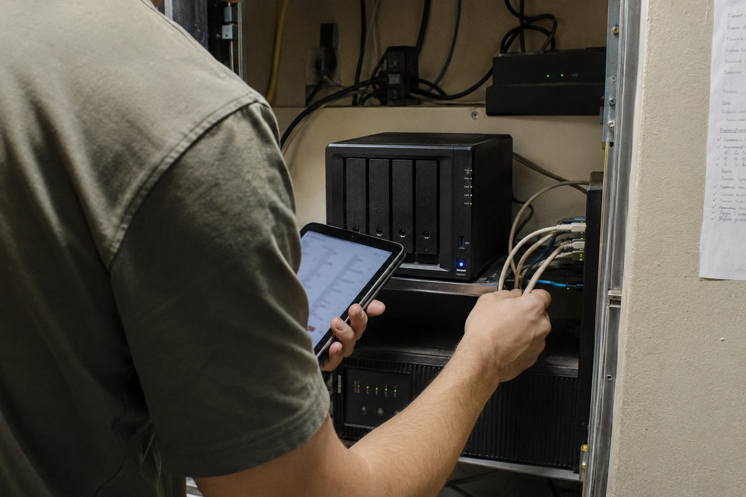 Installation d'un NAS Synology pour la sauvegarde des données professionnelles